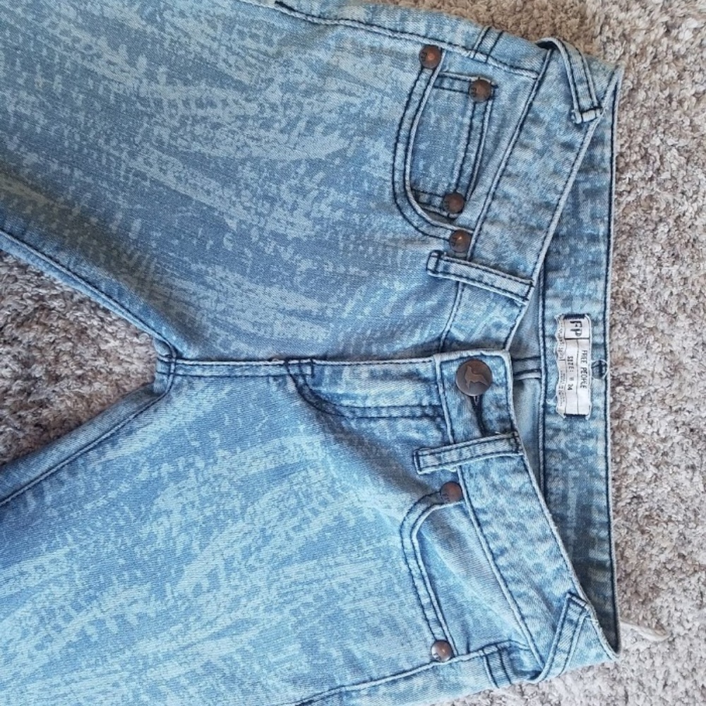 Free People feather jeans! - Picture 4 of 7